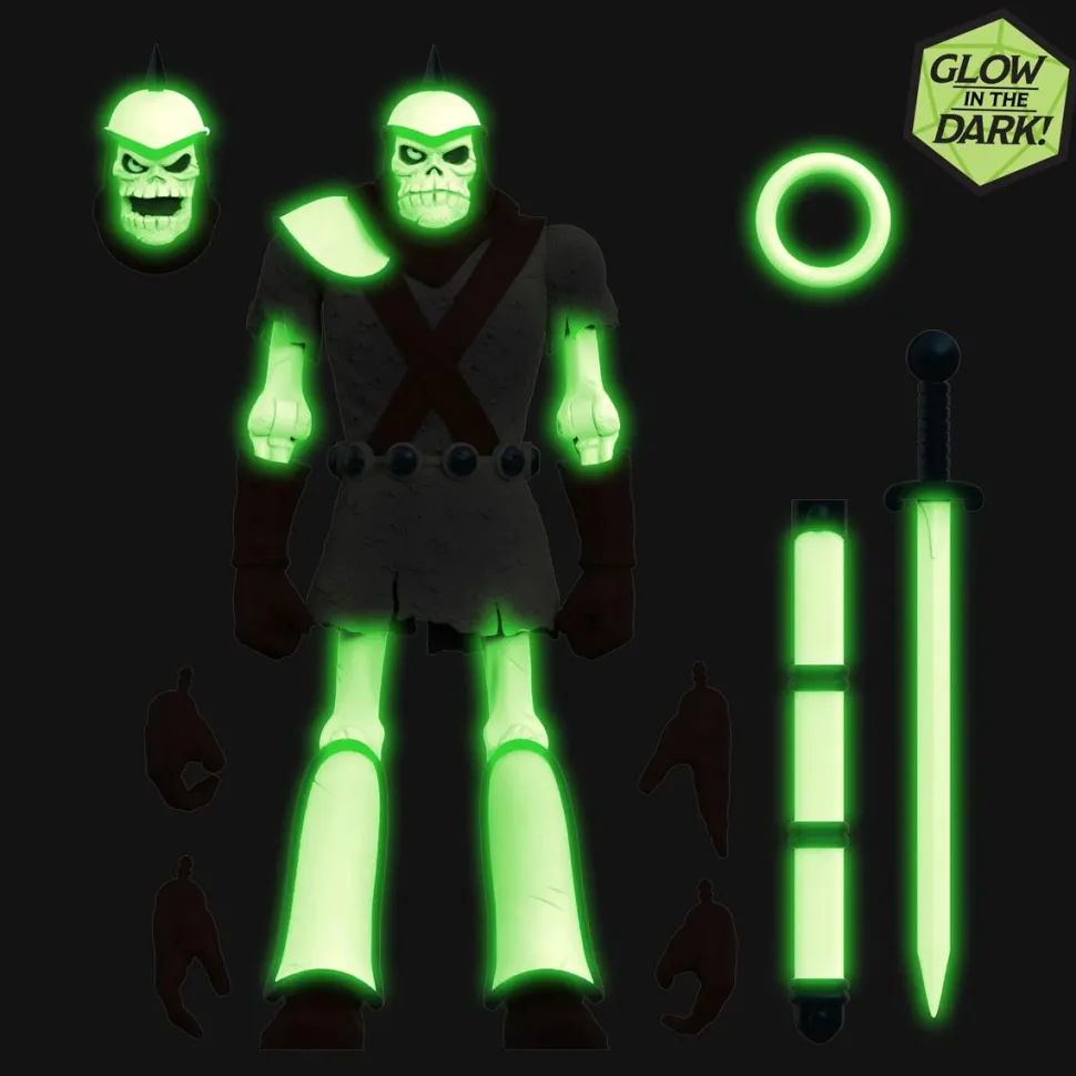 Dungeons & Dragons (1983) - Dekkion, the Skeleton Warrior Glow-in-the-Dark Ultimates! 7" Scale Action Figure