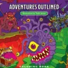 Dungeons & Dragons - Adventures Outlined Colouring Book by Todd James Paperback Book
