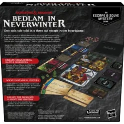 Dungeons & Dragons - Bedlam in Neverwinter: An Escape & Solve Mystery Board Game