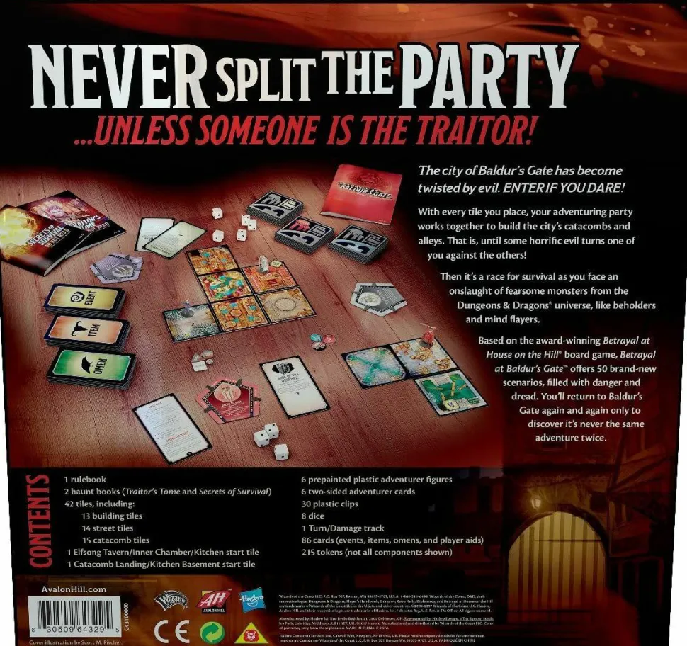 Dungeons & Dragons - Betrayal at Baldur's Gate Board Game