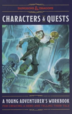 Dungeons & Dragons - Characters & Quests: A Young Adventurer's Workbook Hardcover Book