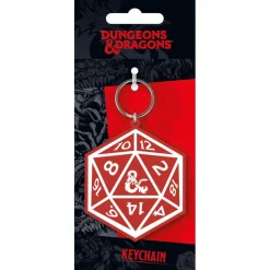 Dungeons & Dragons - D20 Dice Rubber Keychain