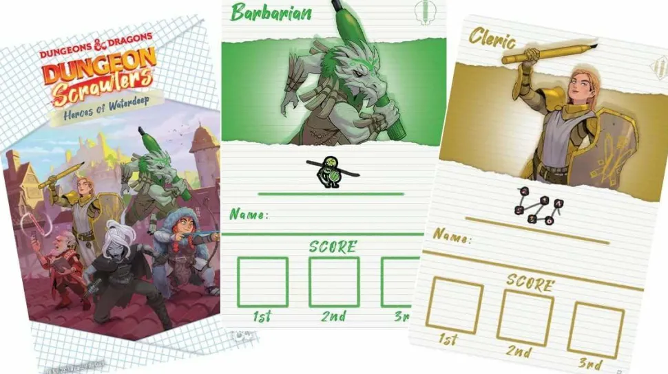 Dungeons & Dragons - Dungeon Scrawlers: Heroes of Waterdeep Board Game