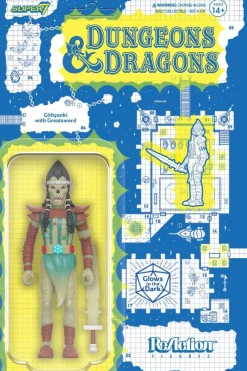 Dungeons & Dragons - Githyanki with Greatsword Glow-in-the-Dark ReAction 3.75" Action Figure (Wave 4)