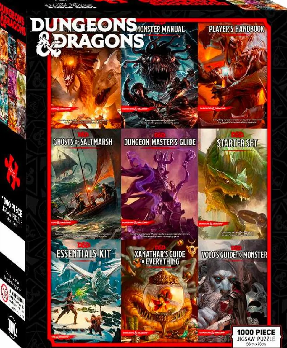 Dungeons & Dragons - Grid 1000 Piece Jigsaw Puzzle