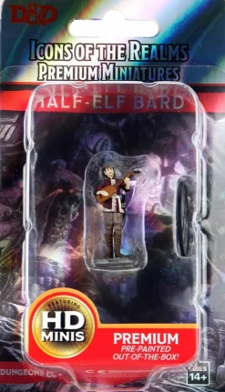 Dungeons & Dragons - Premium Half-Elf Bard Female Miniature