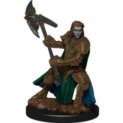 Dungeons & Dragons - Premium Half-Orc Fighter Female Miniature