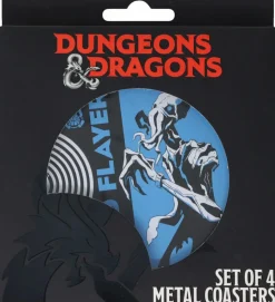 Dungeons & Dragons - Printed Metal Coasters 4-Pack