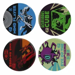 Dungeons & Dragons - Printed Metal Coasters 4-Pack