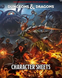 Dungeons & Dragons - Roleplaying Game Character Sheets 2024 Edition