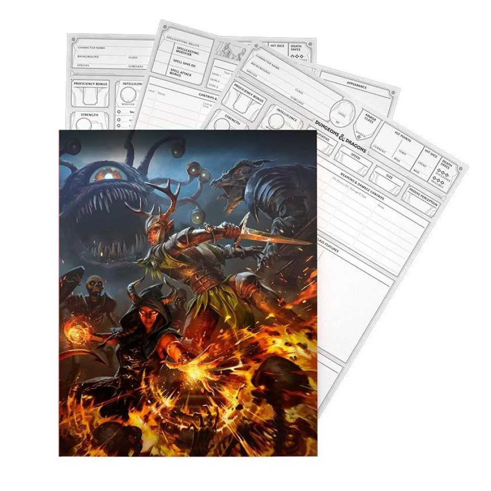 Dungeons & Dragons - Roleplaying Game Character Sheets 2024 Edition