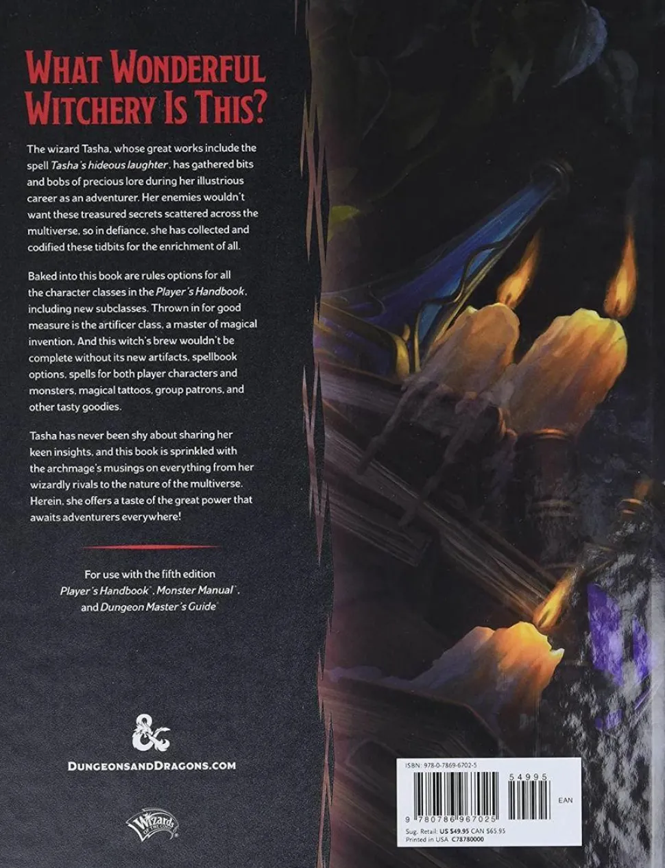 Dungeons & Dragons - Tasha's Cauldron of Everything Hardcover Book