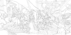 Dungeons & Dragons - The Dungeons & Dragons Colouring Book Paperback Book