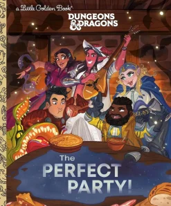 Dungeons & Dragons - The Perfect Party! Little Golden Book Hardcover Book