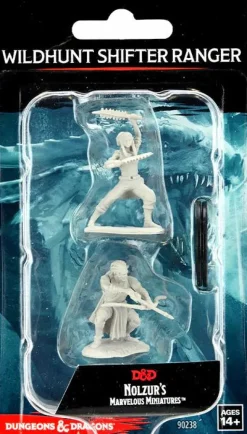 Dungeons & Dragons - Unpainted Shifter Wildhunt Ranger Male Miniatures