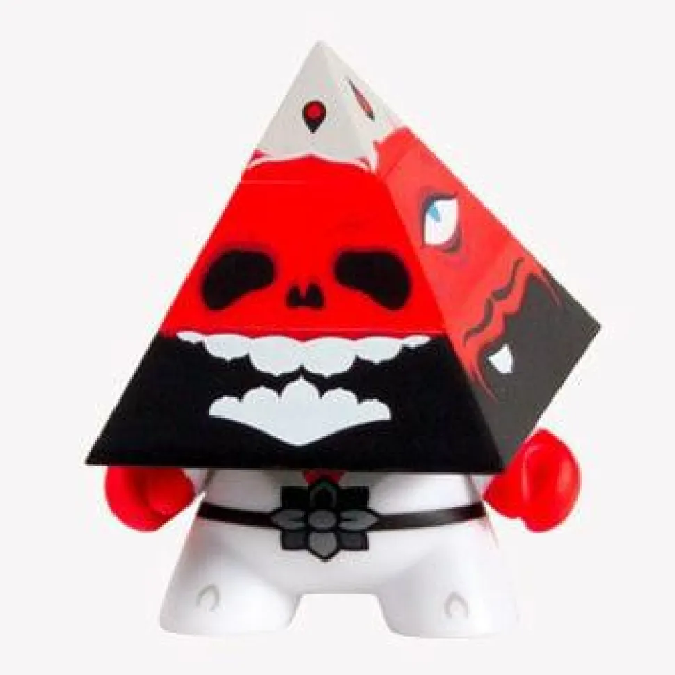 Dunny - 3" Pyramidun Red Vinyl