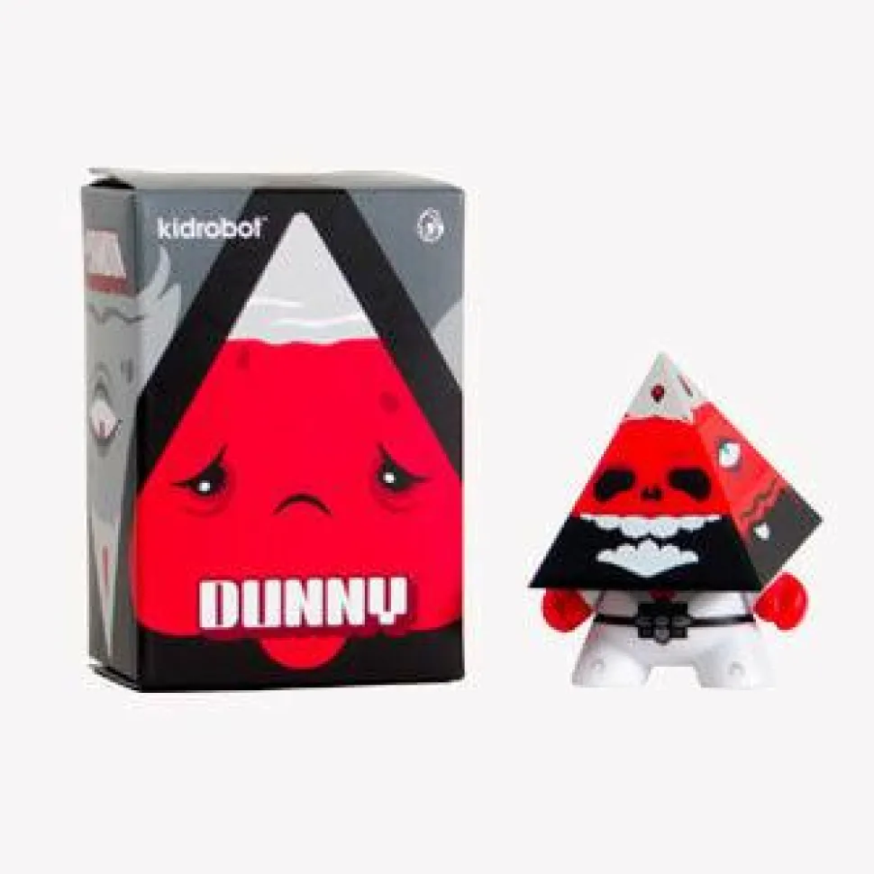 Dunny - 3" Pyramidun Red Vinyl