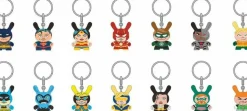 Dunny - DC Justice League Dunny Blind Box Vinyl Keychain Display (24 Units)