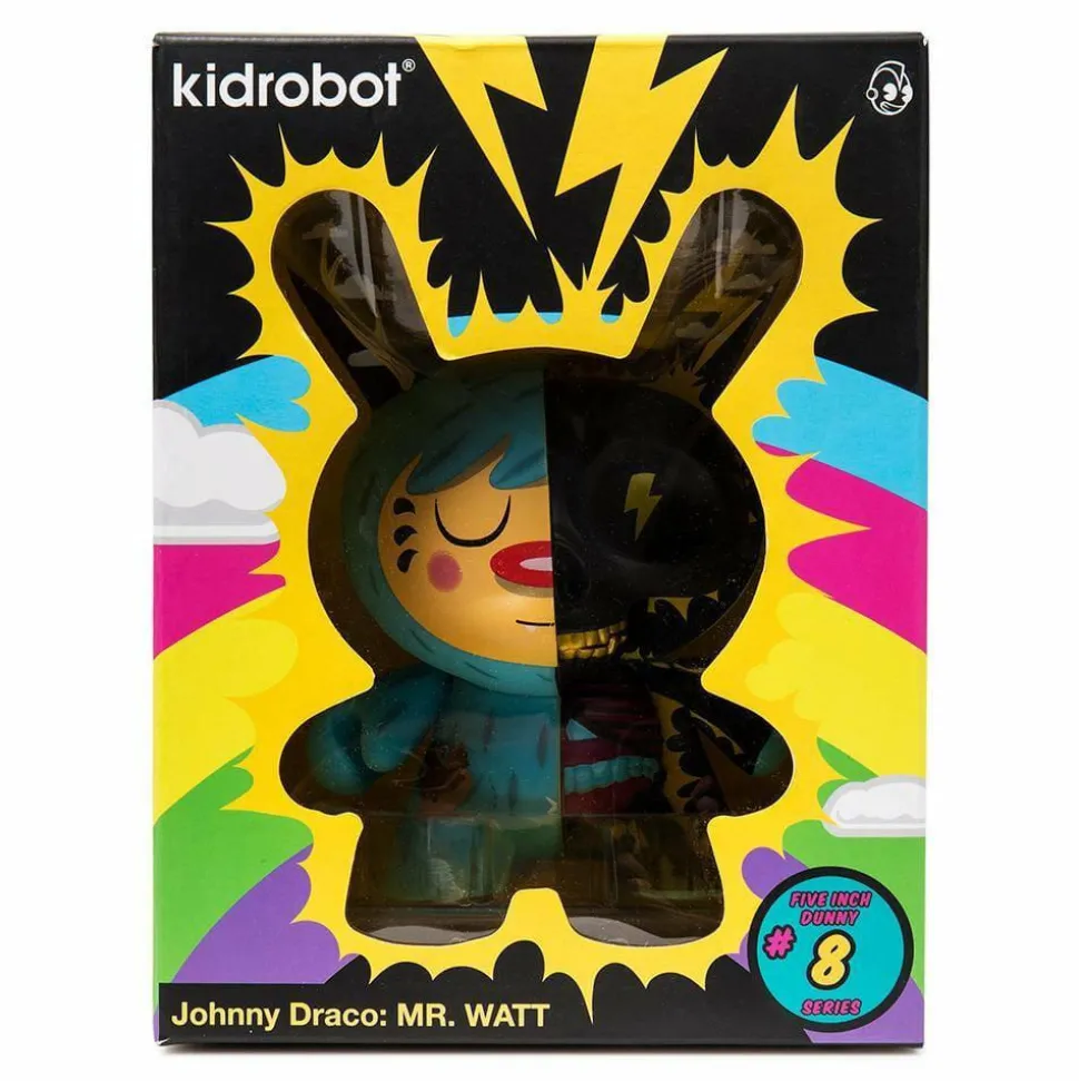 Dunny - Mr. Watt 5” Half Ray Dunny Vinyl Figure by Johnny Draco