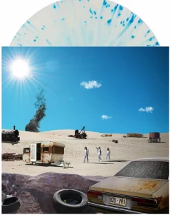 DZ Deathrays - Positive Rising: Part 1 LP Vinyl Record (Alcopop! Exclusive Clear with Blue Splatter Vinyl)
