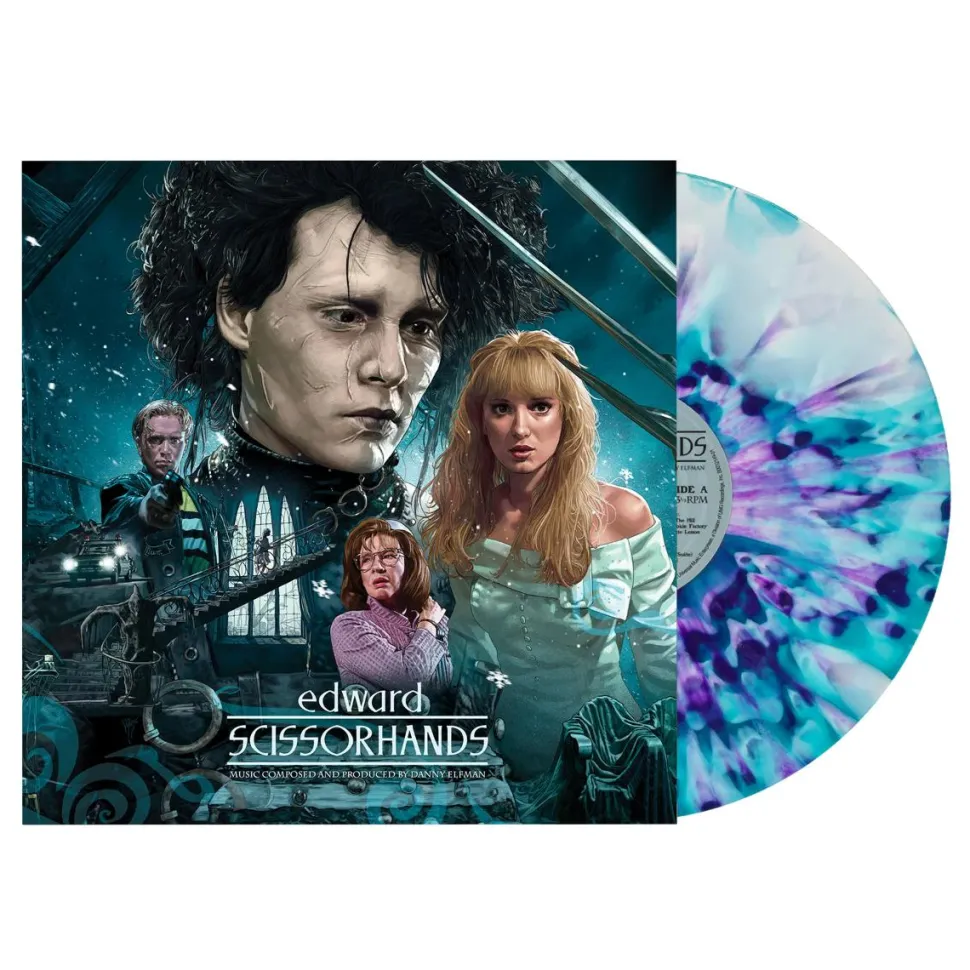 Edward Scissorhands - Original Motion Picture Soundtrack by Danny Elfman LP Vinyl Record (“Snow Dance” Coloured Vinyl)
