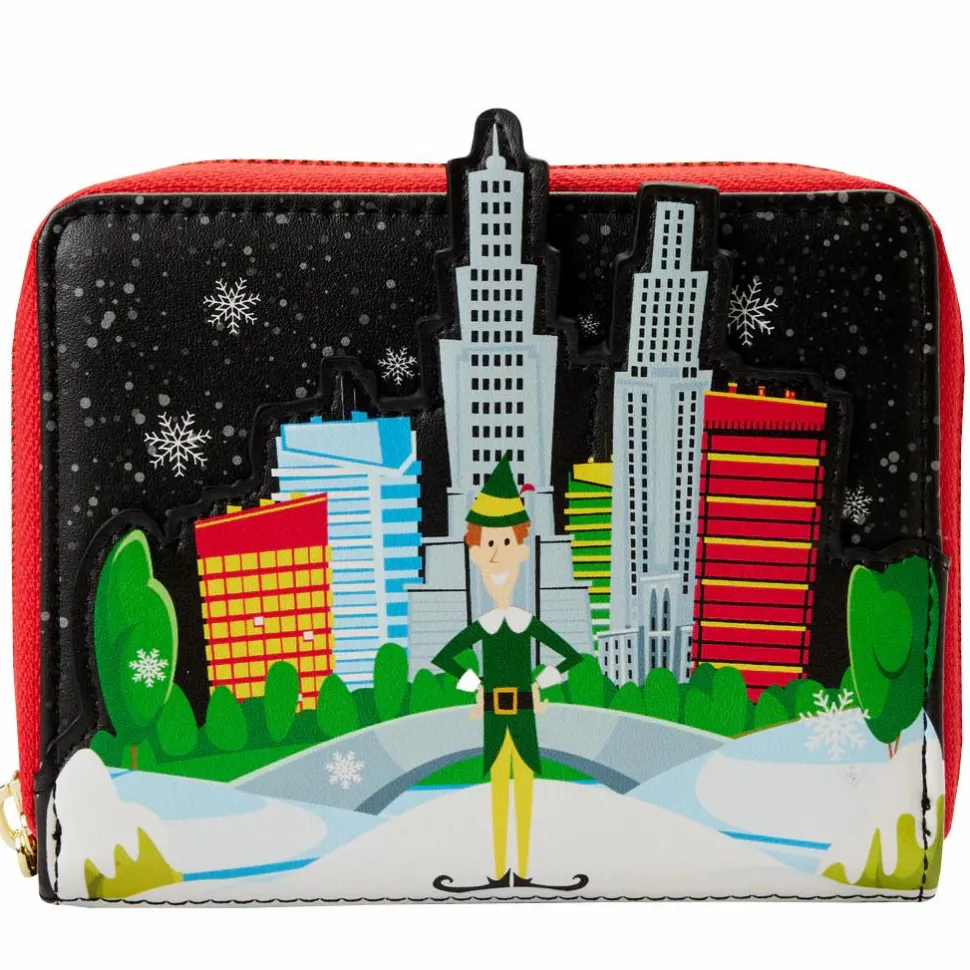 Elf - Buddy in Manhattan 4” Faux Leather Zip-Around Wallet