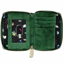 Elf - Candy Cane Print 5” Faux Leather Zip-Around Wallet