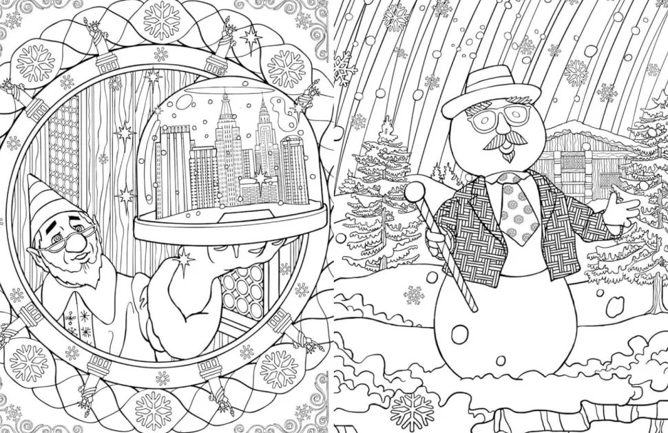 Elf - The Official Colouring Book Paperback Book