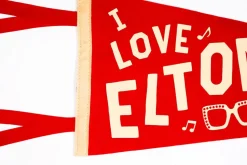 Elton John - I Love Elton John Wool Felt Pennant (9
