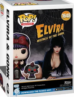 Elvira: Mistress of the Dark - Elvira & Gonk Moonlight Pop! Vinyl Figure