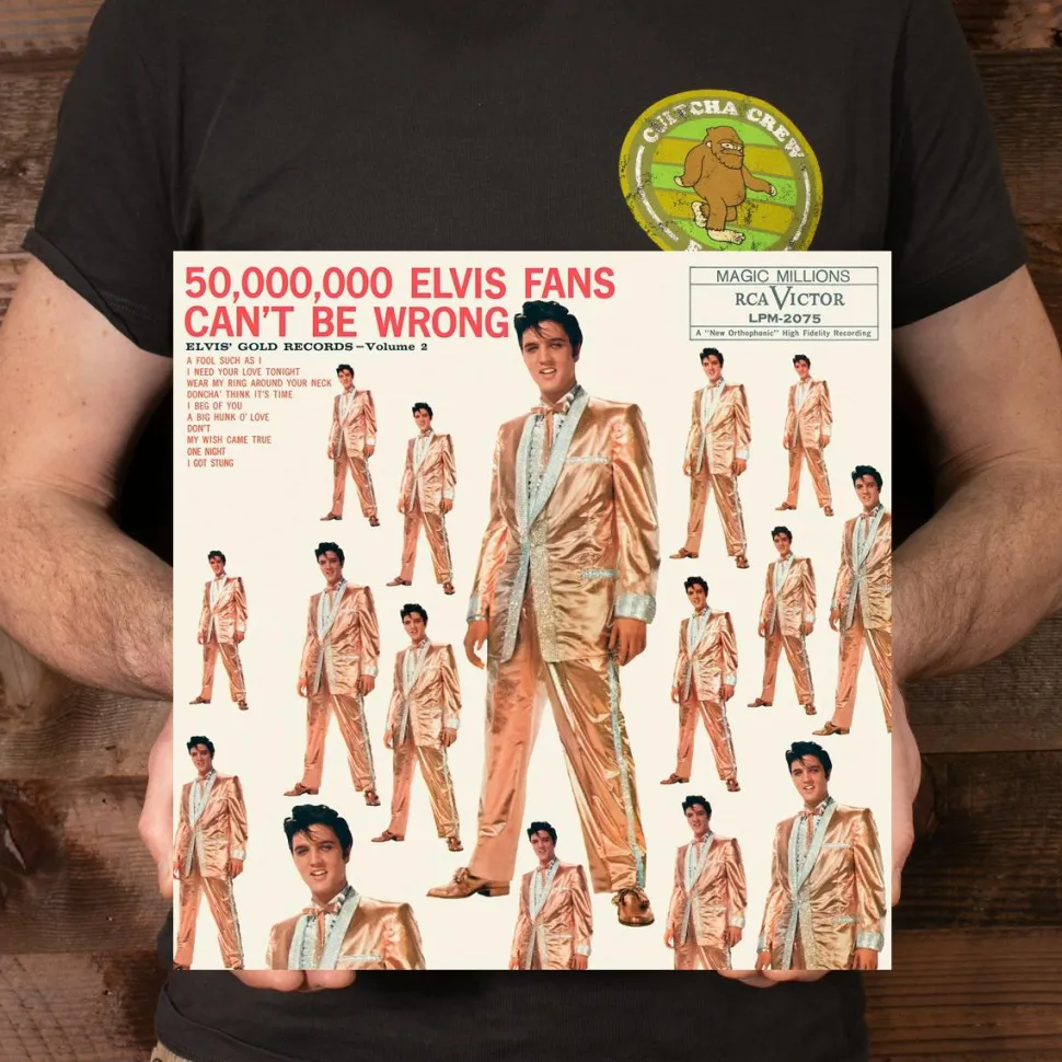 Elvis Presley - 50,000,000 Elvis Fans Can't Be Wrong: Elvis' Gold Records Volume 02 LP Vinyl Record