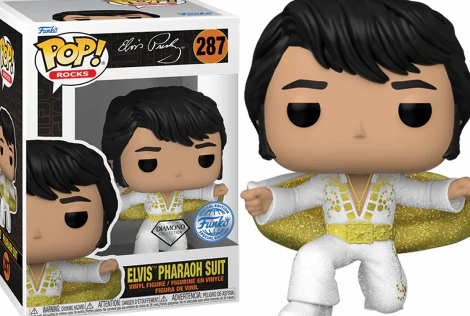 Elvis Presley - Elvis in Pharaoh Suit Diamond Glitter Pop! Vinyl Figure