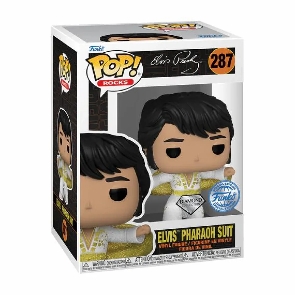Elvis Presley - Elvis in Pharaoh Suit Diamond Glitter Pop! Vinyl Figure