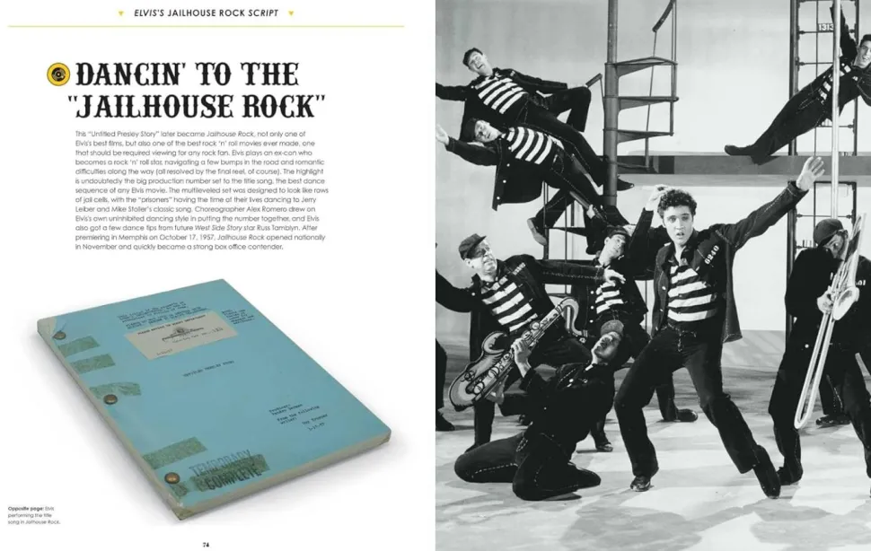 Elvis Presley - Treasures: The Story of the King of Rock 'n' Roll Told Through His Personal Mementos Hardcover Book