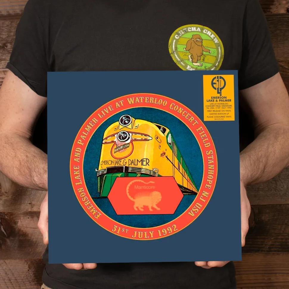 Emerson, Lake & Palmer - Live At Waterloo Concert Field, Stanhope, NJ, USA, 31st July 1992 LP Vinyl Record (2020 Record Store Day Exclusive Flame Coloured Vinyl)