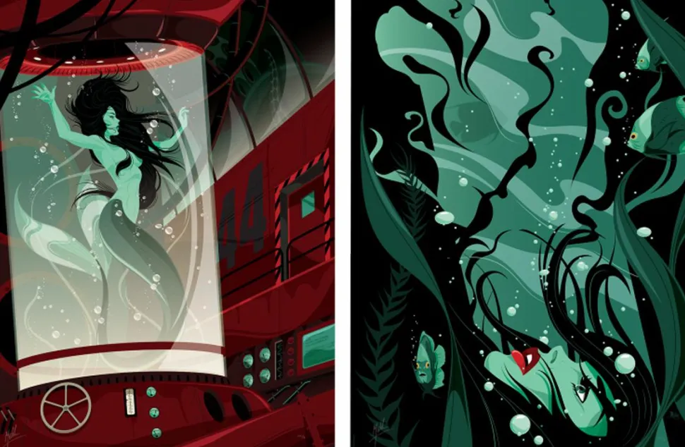 Empire City - Project Poseidon & Lady of the Lake Fine Art Prints by Mike Mahle (Set of 2)