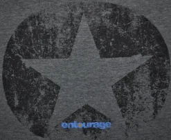 Entourage - Star Charcoal Blend Distressed Female T-Shirt