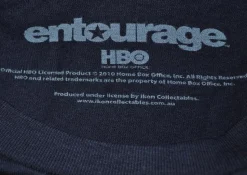 Entourage - Star Navy Female Distressed T-Shirt