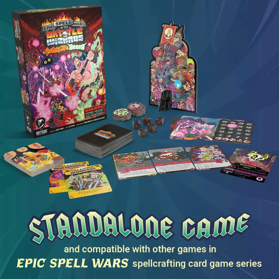 Epic Spell Wars of the Battle Wizards - Anarchy at the Arena Deck-Building Game