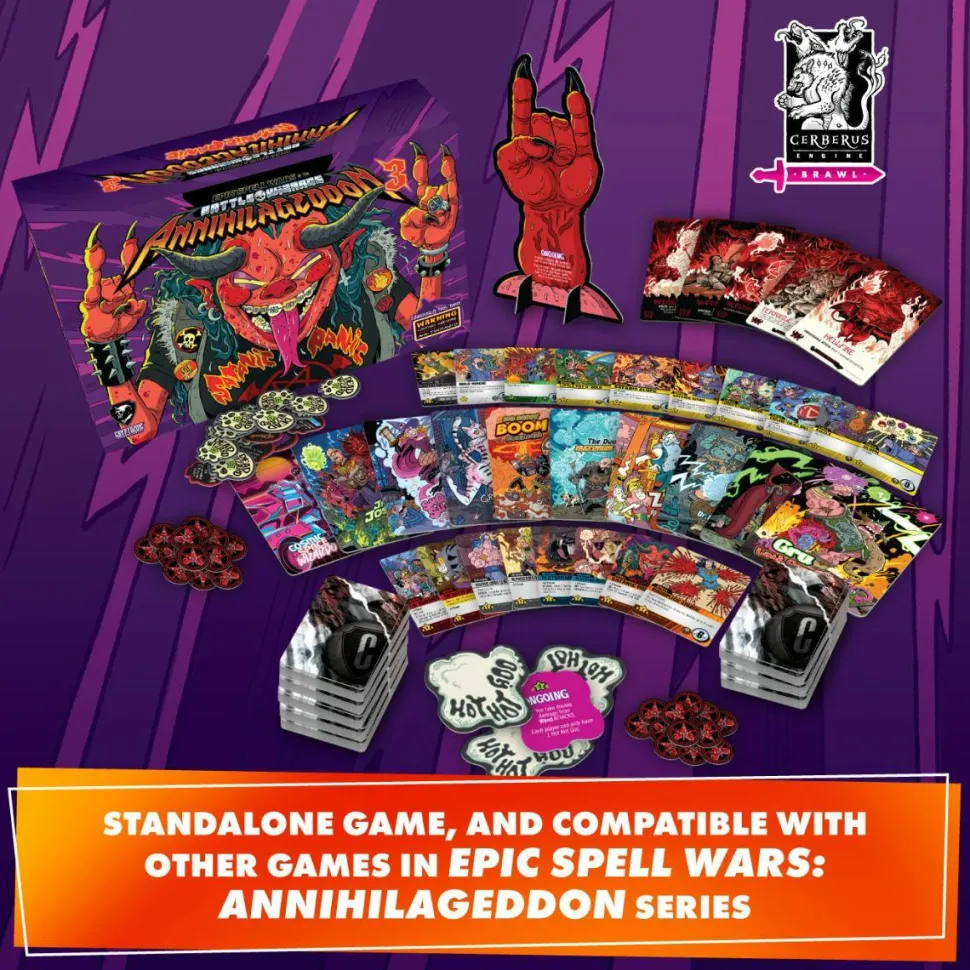 Epic Spell Wars of the Battle Wizards - Anihilageddon 3: Satanic Panic Deck-Building Game