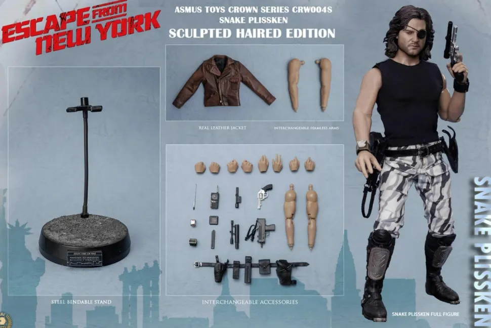 Escape from New York (1981) - Snake Plissken (Sculpted Hair Version) 1/6th Scale Action Figure