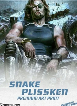 Escape from New York - Snake Plissken Premium Art Print by Fabian Schlaga