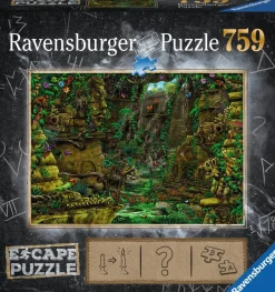 Escape Puzzle - The Temple Grounds 759 Piece Jigsaw Puzzle