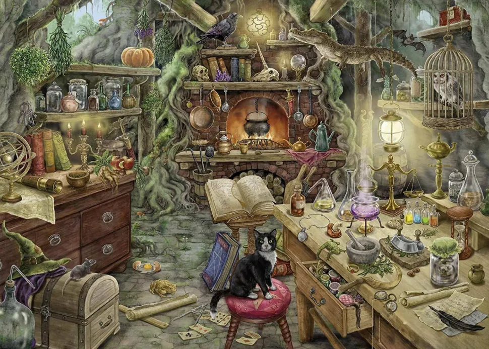 Escape Puzzle - The Witches Kitchen 759 Piece Jigsaw Puzzle