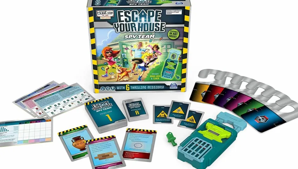 Escape Room: The Game - Escape Your House Spy Team Board Game