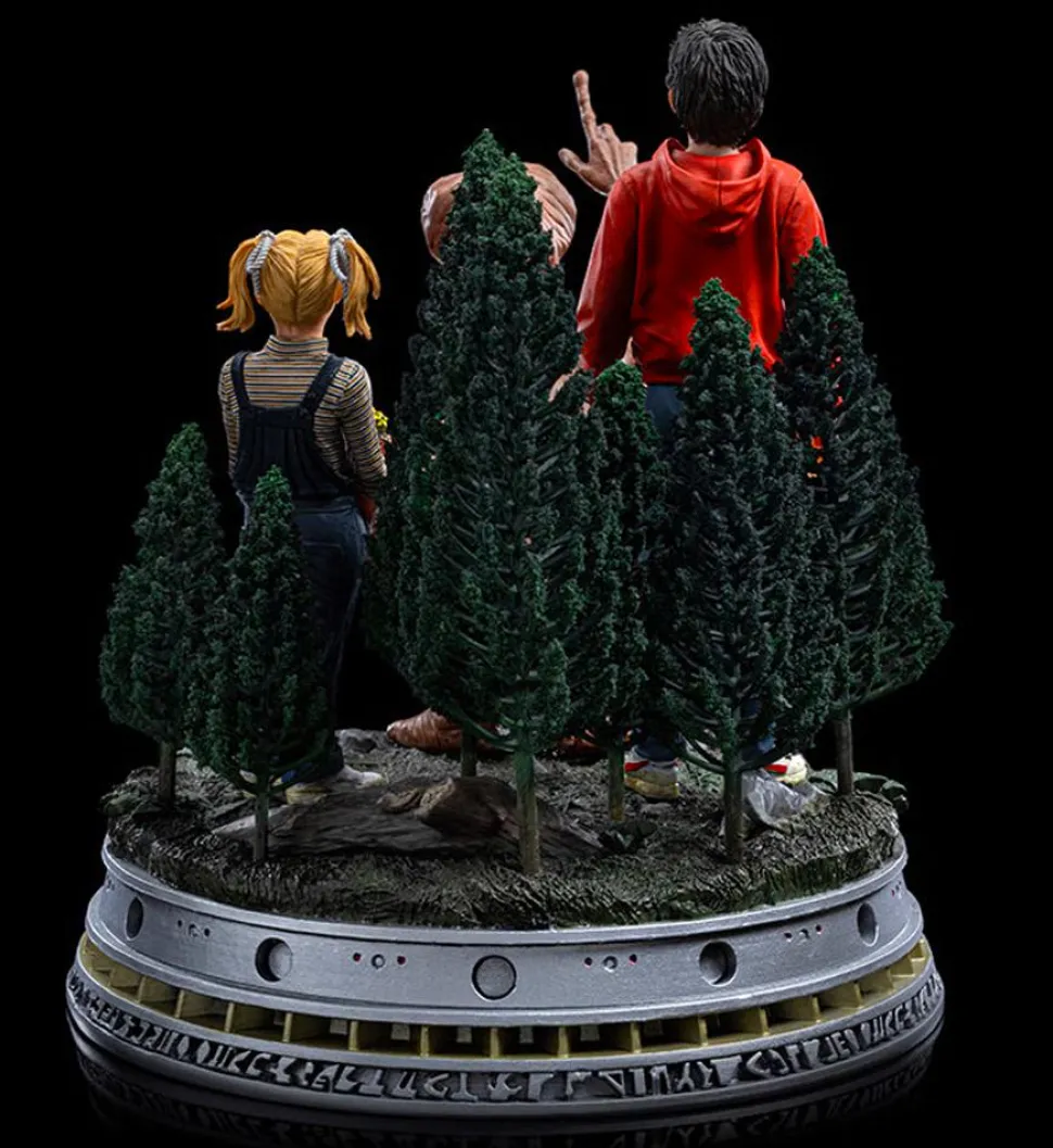 E.T. The Extra-Terrestrial - Elliot, E.T. & Gertie Deluxe 1/10th Scale Statue