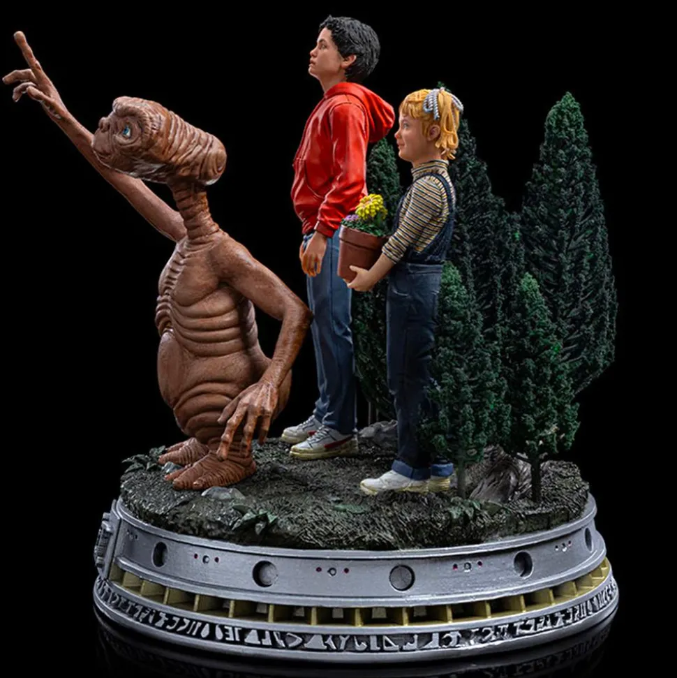 E.T. The Extra-Terrestrial - Elliot, E.T. & Gertie Deluxe 1/10th Scale Statue