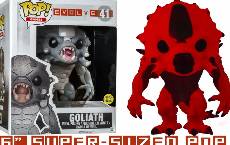 Evolve - Triad Goliath 6" Super Sized Pop! Vinyl Figure Bundle (Set of 3)