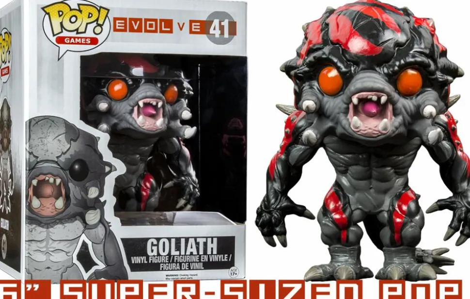Evolve - Triad Goliath 6" Super Sized Pop! Vinyl Figure Bundle (Set of 3)