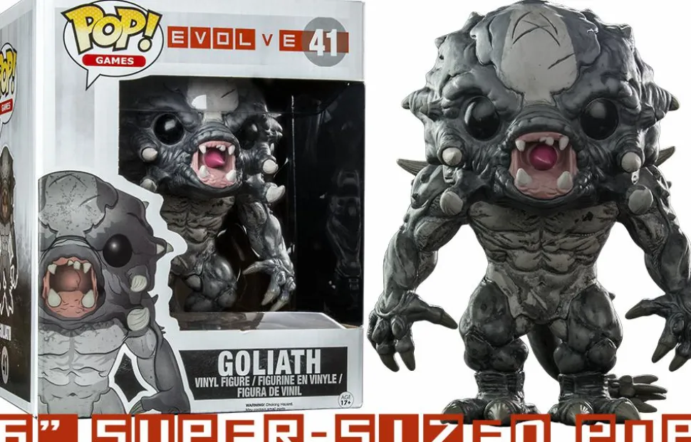 Evolve - Triad Goliath 6" Super Sized Pop! Vinyl Figure Bundle (Set of 3)
